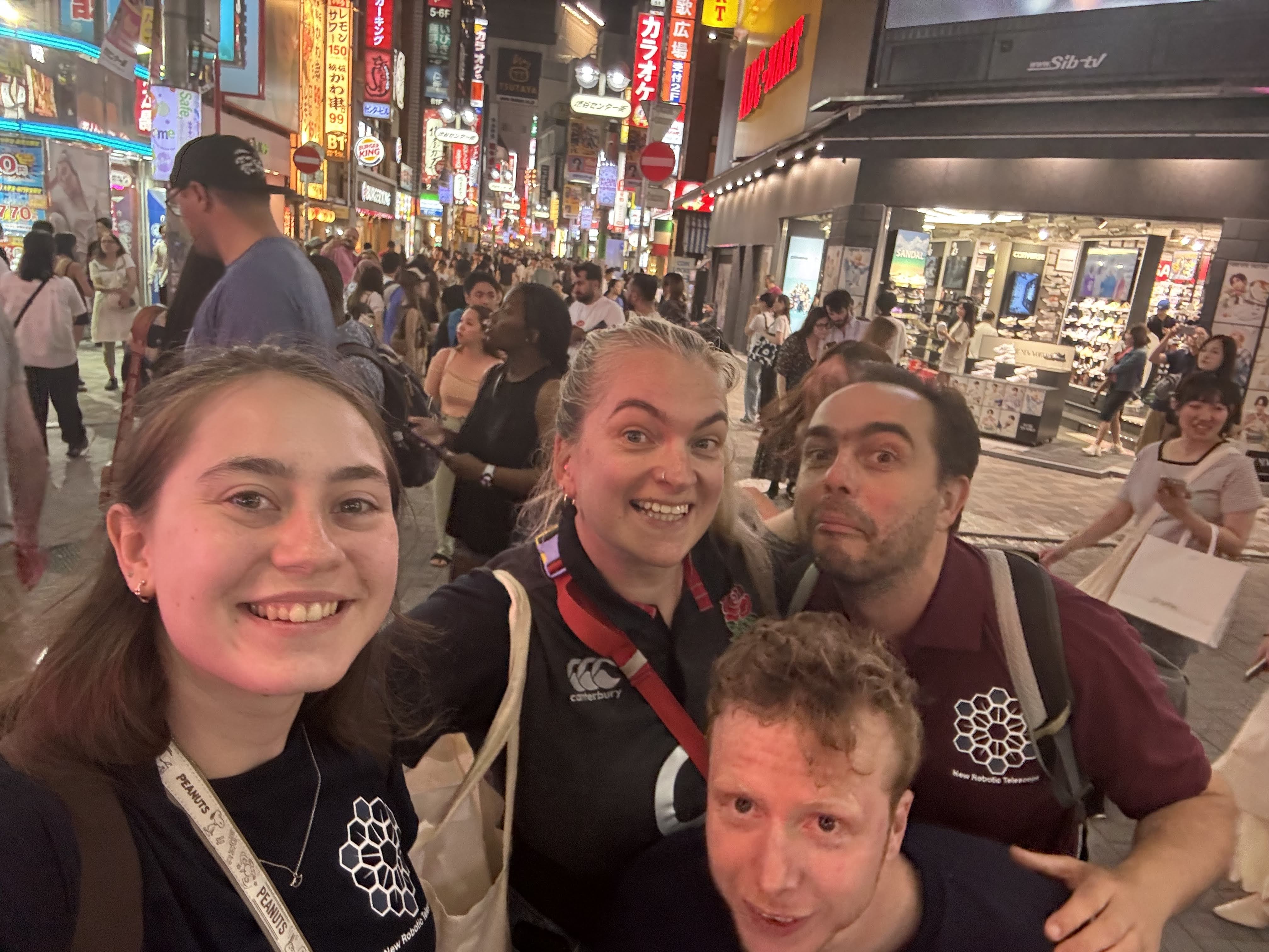 Beth, Helen, Jo&atilde;o and Adam in Tokyo