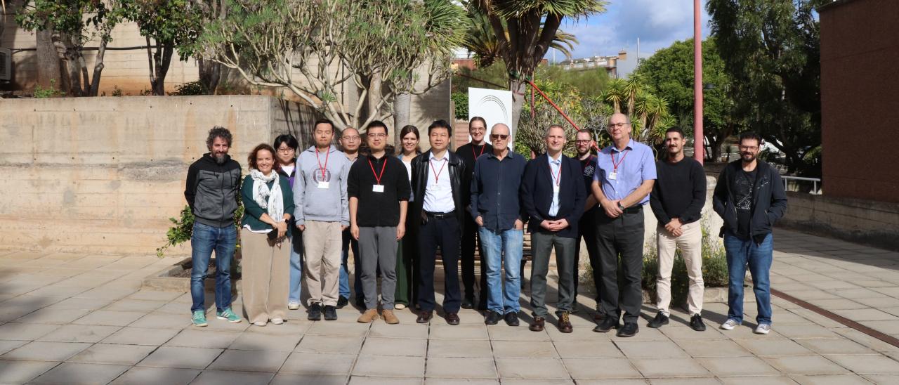Group photograph of the meeting attendees outside the IAC offices in Tenerife