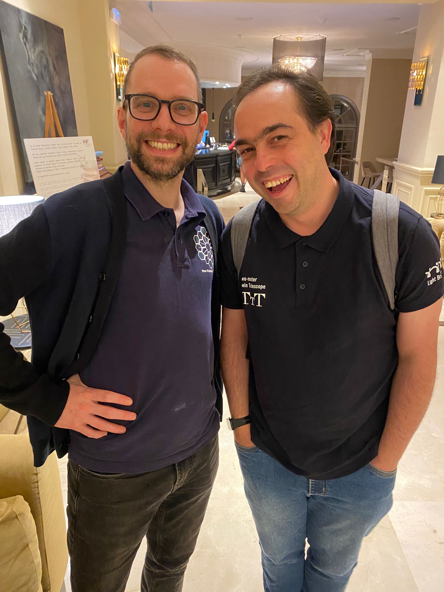 Photo of Dave and Jo&atilde;o smiling